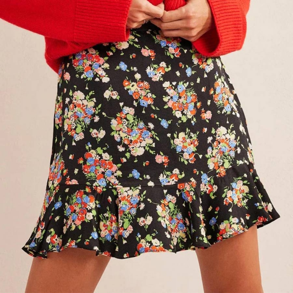 Boden Black Mini Skirt